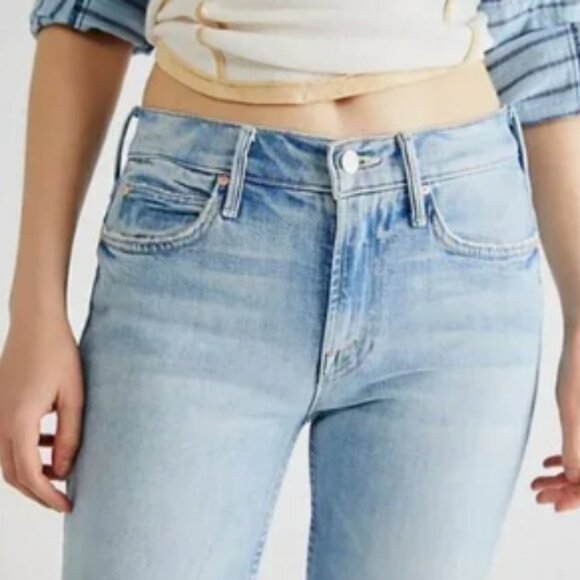 MOTHER Superior Flirt Fray I Confess Mid-rise Jeans 28 Made in USA! $258 - Picture 7 of 10